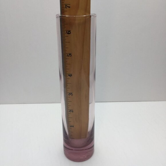 Vintage Set of 3 Libbey Amethyst Glass Bud Vases Home Bathroom Decor 10.5" 7.5" - Picture 15 of 16